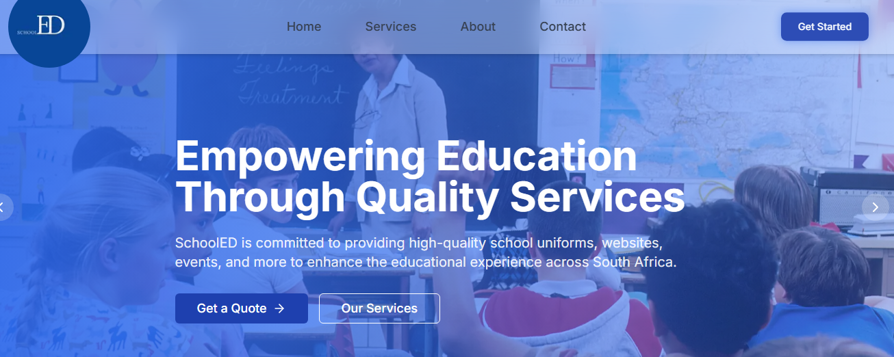 SchoolED - Educational Services Platform